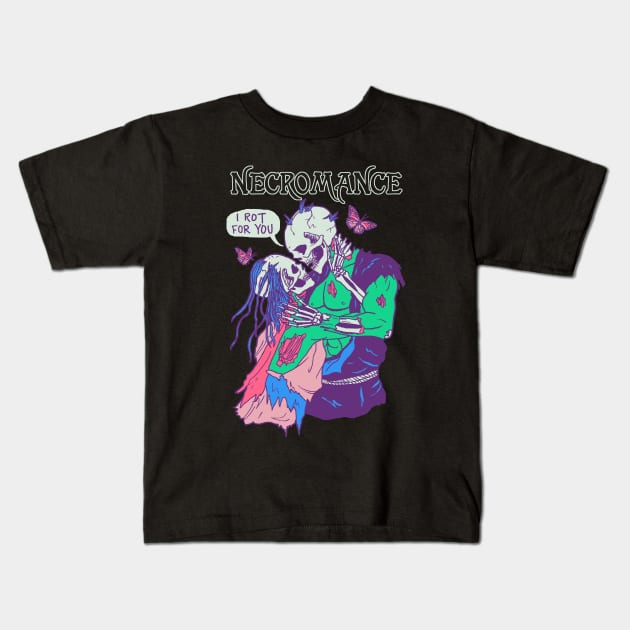 Necromance Kids T-Shirt by Hillary White Rabbit